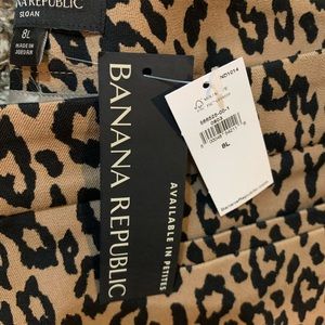 BR Sloan Fit Cheetah Print Dress Pants